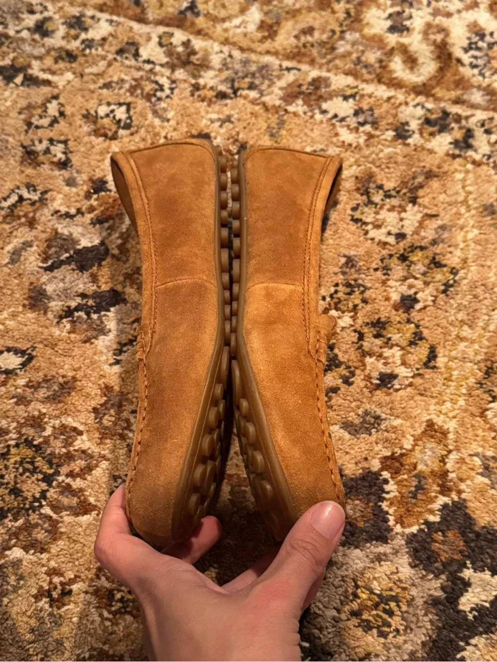 Born Women's Tan Suede Moccasin Loafers size 9